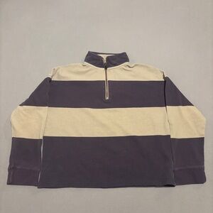 Fat Face Airlie Pullover Sweatshirt Womens Size 6 1/4 Quarter Zip Spring Casual